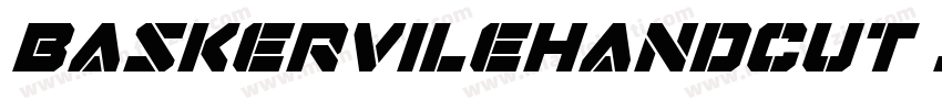 BaskervileHandcut ITALIC字体转换